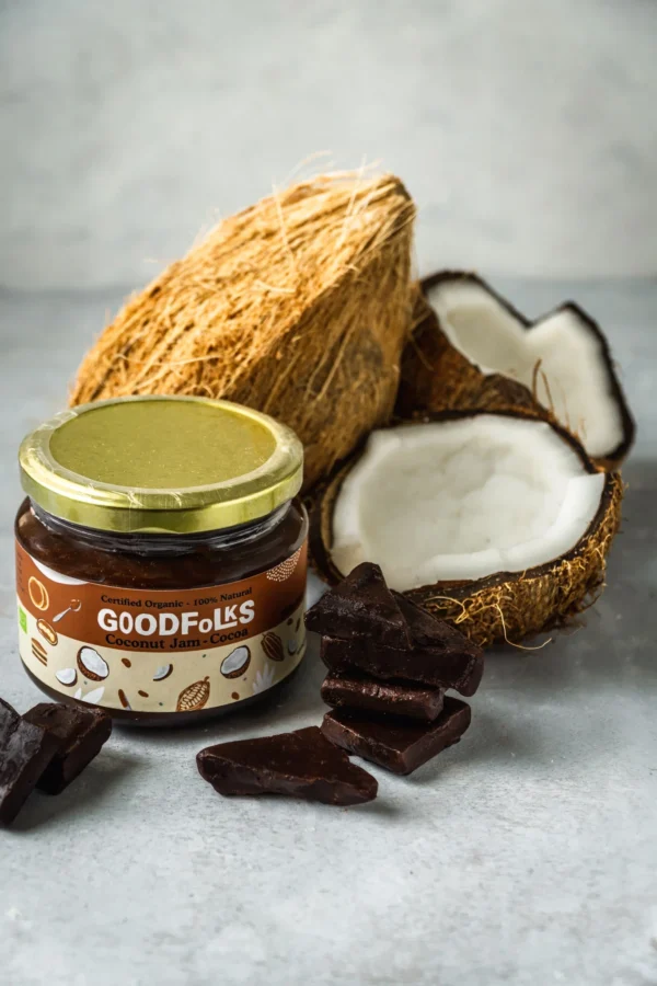 All Natural plant based gluten free organic coconut jam spread from Goodfolks Sri Lanka - no added sugar