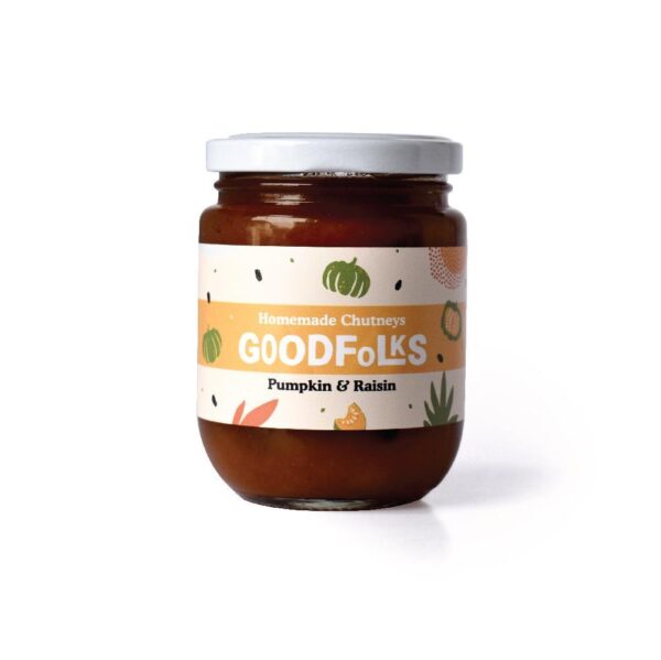 All natural homemade pumpkin and raisin chutney is a vegetarian made in Sri Lanka product. Homemade pumpkin and raising chutney from Goodfolks is ethical and organic and supports small communities and small business. Vegan Sri Lanka. Healthy food with no chemicals and no artificial flavours.