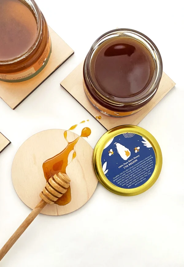 Amber coloured medicinal bee honey from Sri Lanka - Uva - Supplier - Goodfolks