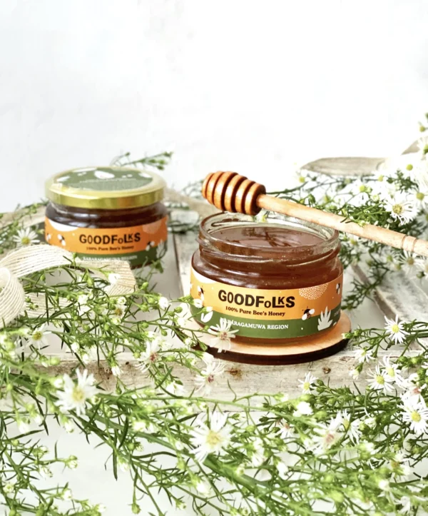 Sri Lanka Pure Bee Honey - Gold - Sabaragamuwa - Unheated - Raw - Filtered - wild