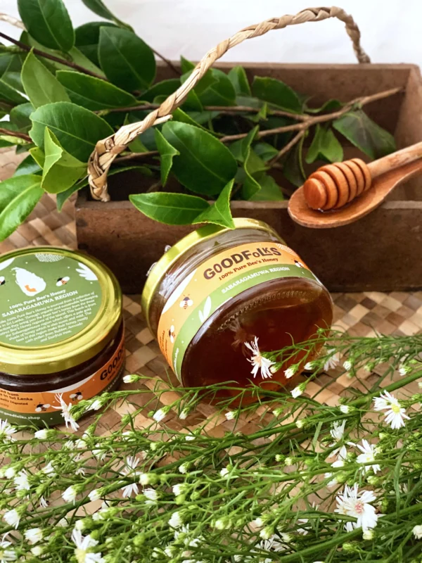 Goodfolks Sri Lanka Ayurvedic Bee Honey - Gold - Sabaragamuwa Region - 1 Regenerative Agriculture