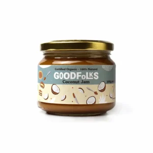 Goodfolks Organic Coconut Jam - Original - Sugar-free, gluten-free, vegan plant based healthy spread