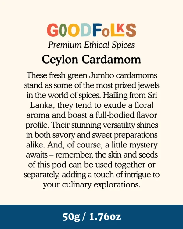 Organic Ceylon Cardamom - Sri Lanka Spice Exporter
