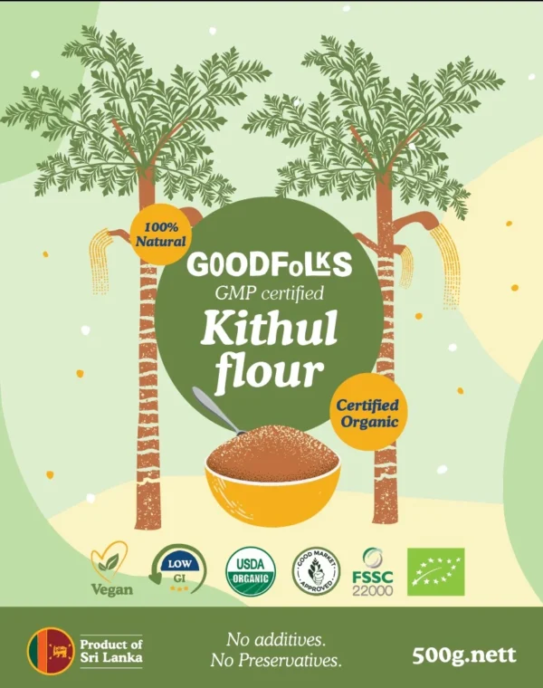 Goodfolks Premium Kithul Flour - Alternate Flour - Ayurveda Product - Sri Lanka Exporter Supplier