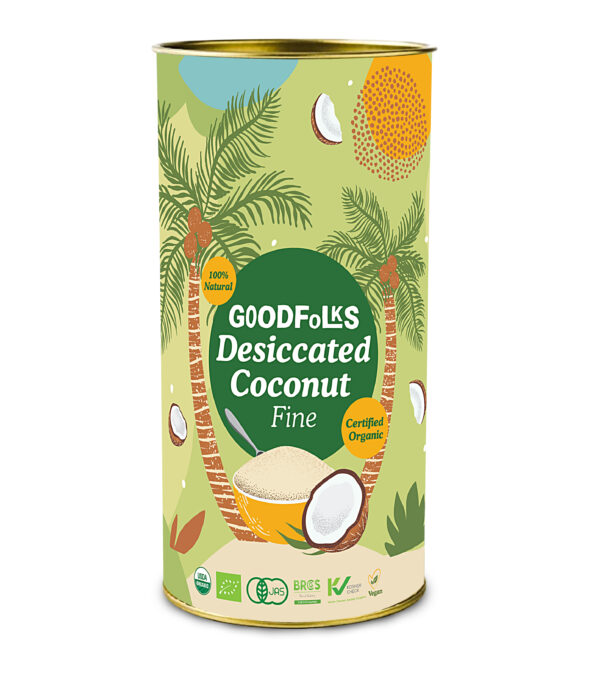 Goodfolks Organic Desiccated Coconut Flour Fine from Sri Lanka