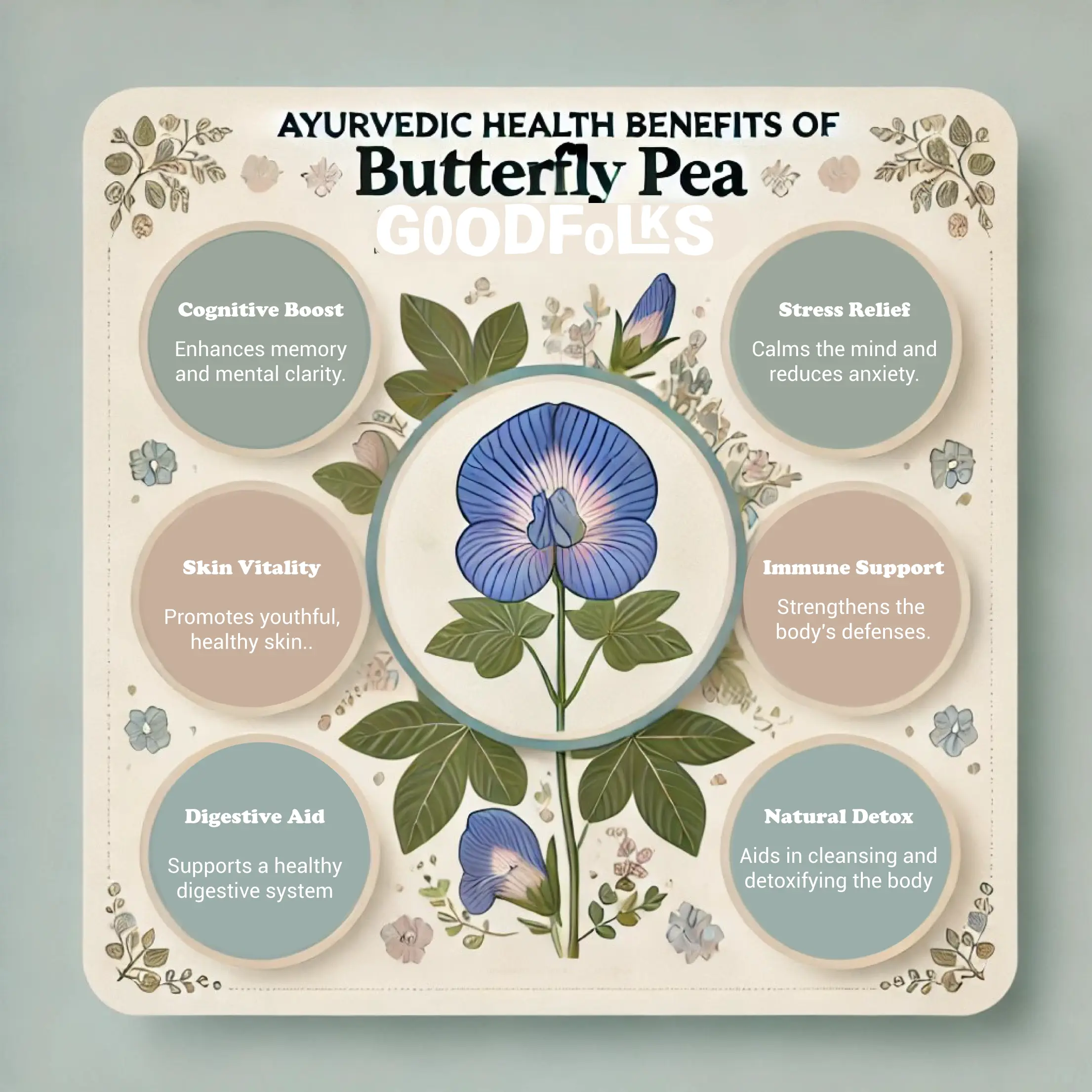 Butterfly Pea Ayurvedic Benefits