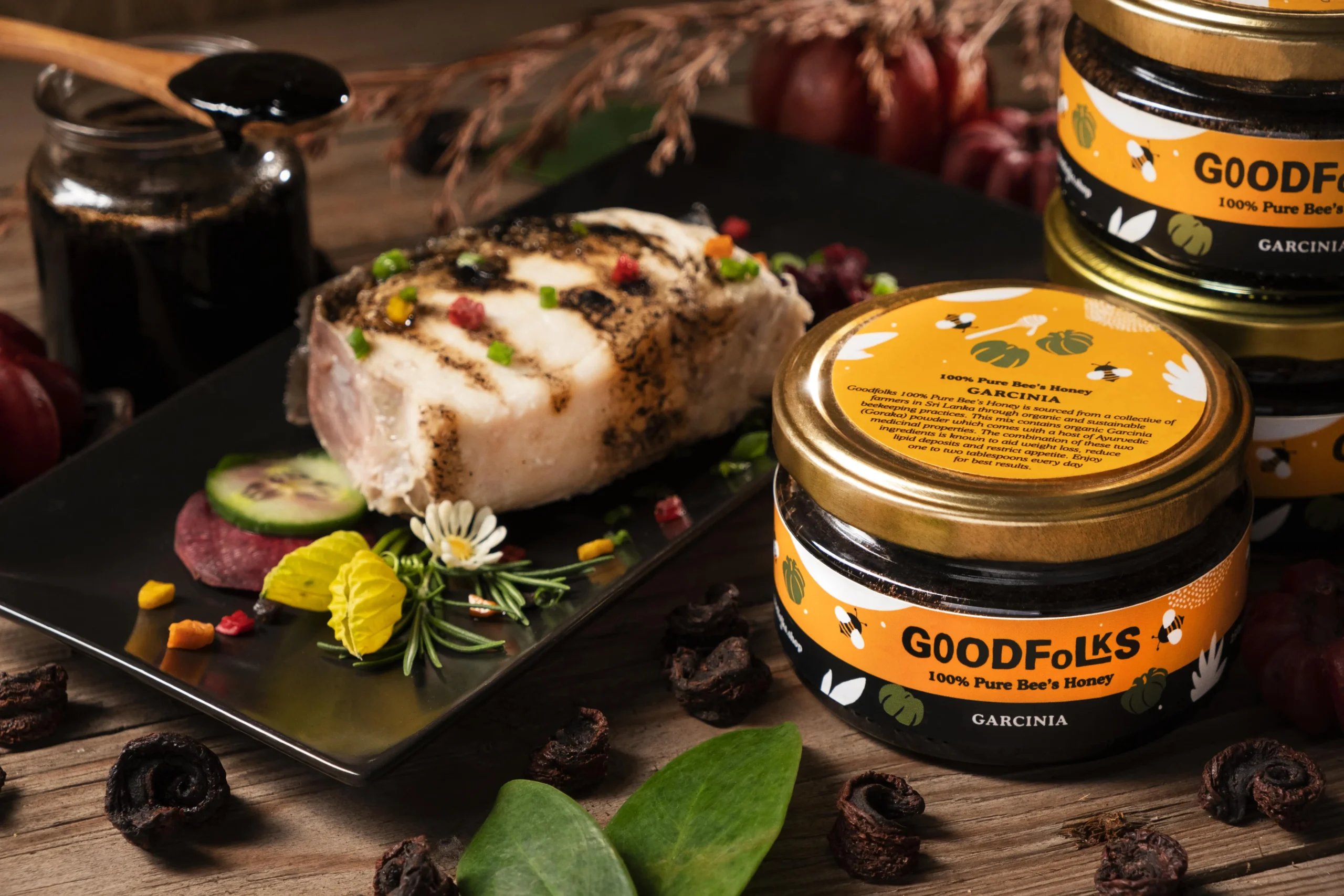 Goodfolks Sri Lankan bee honey blended with goraka (garcinia)